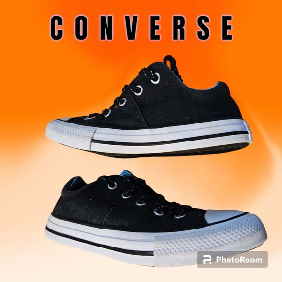 Girl's Converse Chuck Taylor‎ ALL Star Size 1 Black - Picture 7 of 7